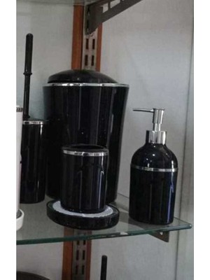 UltraMint Şık 5 Parça Akrilik Banyo Seti, Modern ve Fonksiyonel Tasarım