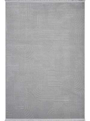 Seyran Halı Mono Gri Halı Akrilik Halı Yumuşak Dokulu Salon Oturma Odası Yatak Odası Halısı 888