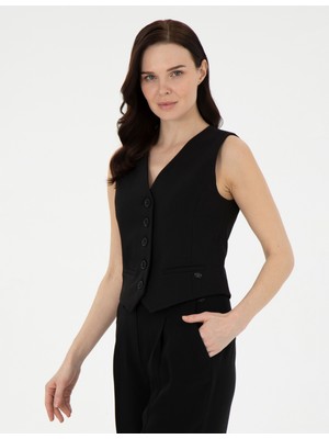 Pierre Cardin Kadın Siyah Yelek 50296510-VR046