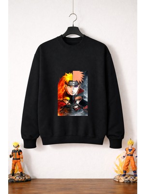 Petite Pati Naruto 2 Face  Sweatshirt (3 Iplik %100 Pamuk)