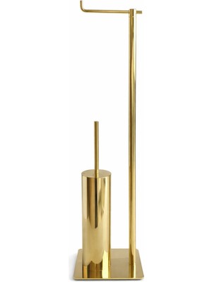 UltraMint Paslanmaz Çelik Klozet Fırçalı Ayaklı Seti, Pratik ve Şık Tasarım