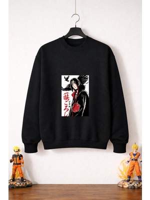 Petite Pati Naruto Itachi  Sweatshirt (3 Iplik %100 Pamuk)