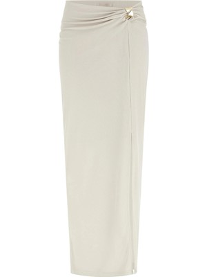 Guess Brigitte Midi Kadın Krem Etek W6GD15K2936-A115