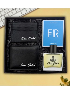 As Gift Kişiye Özel Parfüm & Cüzdan & Kartlık Hediye Seti