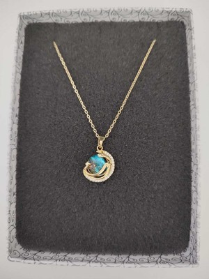 TrendyX Gökyüzü Kolye - Çelik Kolye