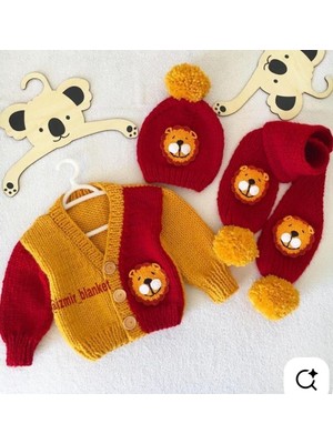 Megahan Taraftar Galatasaray El Orgu Çocuk Hırka