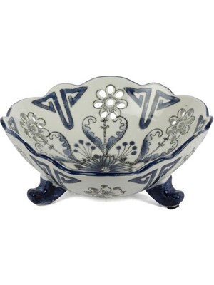 Mikasa Moor Blue Blanc Dek Tabak 22X9CM