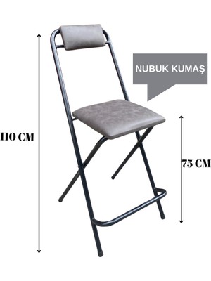 Katlanır Bistro Sandalye – Metal Bahçe Sandalyesi – Kafe, Balkon, Organizasyon, Bahçe – Dayanıklı & Taşınabilir