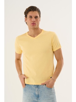 Alexander Gardi V Yaka Kısa Kollu Erkek T-Shirt