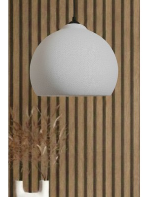 Decory Persei Dokulu Yüzey Avize Yatak Odası - Oturma Odası Tasarım Tekli Avize Bioplastik E27