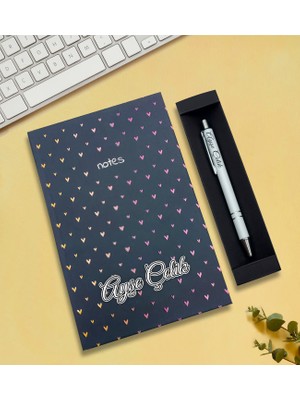 As Gift Kişiye Özel Tasarımlı Defter & Kalem Hediye Seti