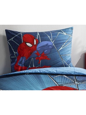 Taç Zorluteks Spiderman Desenli % 100 Pamuk Kumaş 1 Adet Yastık Kılıfı 50X70 cm