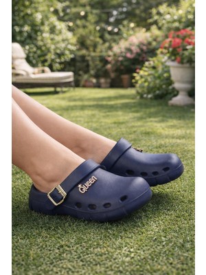 ModaOnn Kadın Delikli Konfor Sabo Terlik – Tokalı Bantlı