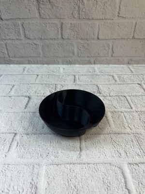 Nuveden Ieg™ Dekoratif Siyah Çerezlik Kase 4’lü Set 3X12 cm NVDN-TKNRS34