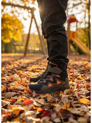 Foopi Trekfo Erkek Trekking Cırtlı-Lastikli Çocuk Botu 26-35