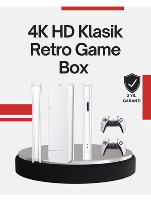 MK Beykoz 2 Kollu Kablosuz 4K Tv Uyumlu Klasik Oyun Konsolu