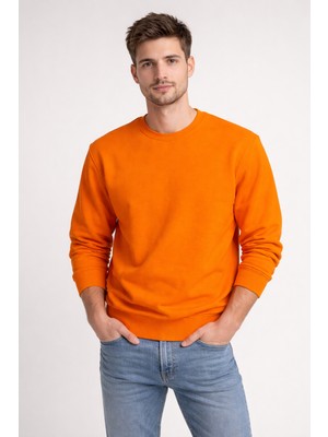 Unisex 3 Iplik Şardonlu Sweatshirt