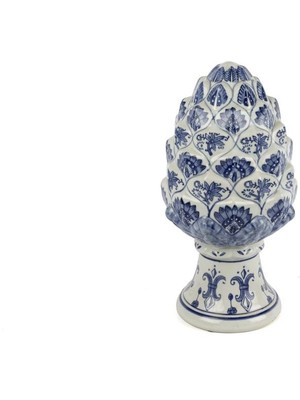 Mikasa Moor Blue Blanc Kozalak Dek Obje 20X35CM