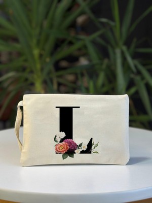 Bez Çanta Dünyası L Harf Baskılı El Çantası