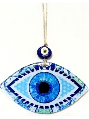 Efe Avm Mavi Göz Modelli Füzyon Cam Duvar Dekorasyonu