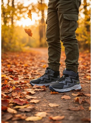 Foopi Trekfo Erkek Trekking Cırtlı-Lastikli Çocuk Botu 26-30