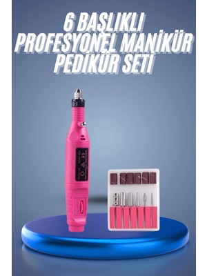 Sh Ticaret Profesyonel Manikür Pedikür Seti Törpü Makinesi Protez Tırnak Çıkarma