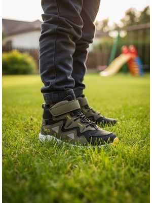 Foopi Trekfo Erkek Trekking Cırtlı-Lastikli Çocuk Botu 26-30