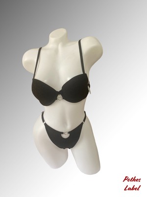 Aronasiyahsimli Destekli Sütyen Takımı