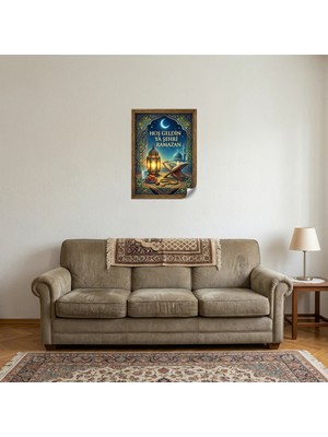 Akıllı Kağıt Ramazan Tablo  - Poster Dini (Model- 56)