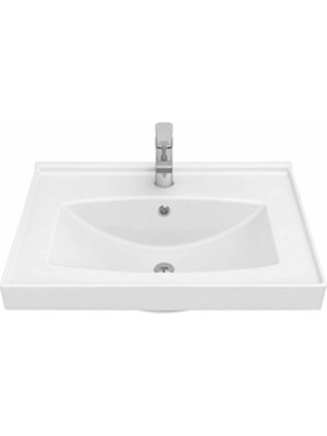 Creavit - Dolap Uyumlu Düz Lavabo 65 cm Beyaz Outlet - TF165.00-