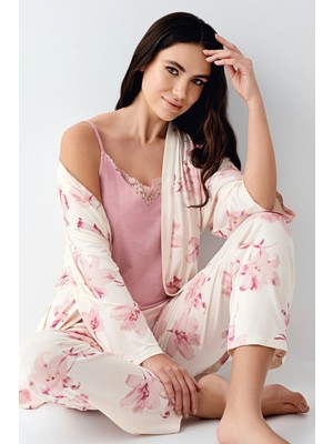Kocabey Pierre Cardin 9058-S 3'lü Pijama Takımı