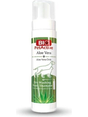 Bio PetActive Aloe Vera Özlü Kedi Köpek Kuru Köpük Şampuan 20 0ml