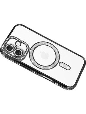 Sh Ticaret Newface Iphone 17 Joke Simli Magneticsafe Kılıf - Siyah
