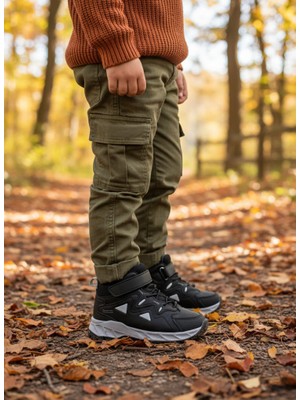 Foopi Trekfo Erkek Trekking Cırtlı-Lastikli Çocuk Botu 26-35