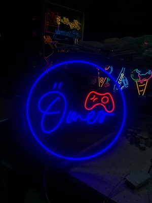 Neonled Isme Özel Neon LED Dizayn "ömer" Kişiye Özel Dekoratif Aydınlatma