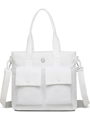 Smart Bags Mikro Poly Kumaş Büyük Boy Kadın Omuz Çantası 3345