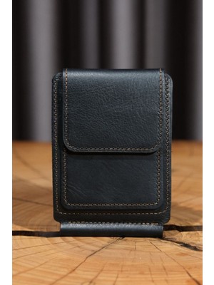 Lenax Milano Hakiki Dana Derisi Erkek Cüzdan – 12 Kart Bölmeli, Mandallı Para Bölmeli, Mıknatıslı Kapaklı Premium Gerçek Deri Cüzdan