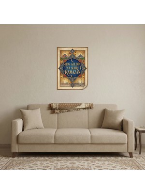 Akıllı Kağıt Ramazan Tablo  - Poster Dini (Model- 54)