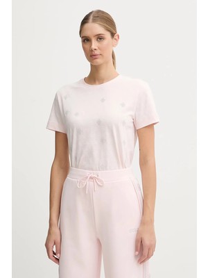 Guess Rhombus Kadın Çok Renkli Aktif Regular Fit T-Shirt V5BI14I3Z14-P6GE