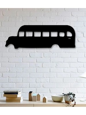 Ayaz Steel Art Metal Otobüs Duvar Tablosu | Modern Minimal Duvar Dekoru