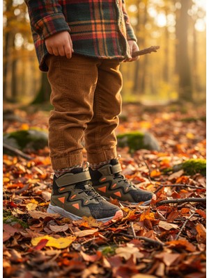 Foopi Trekfo Erkek Trekking Cırtlı-Lastikli Çocuk Botu 26-35