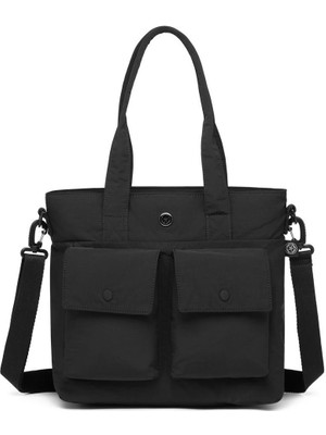 Smart Bags Mikro Poly Kumaş Büyük Boy Kadın Omuz Çantası 3345
