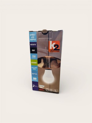 K2 Şarjlı  LED Ampul 9W
