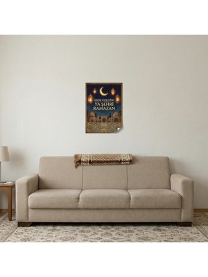 Akıllı Kağıt Ramazan Tablo  - Poster Dini (Model- 63)