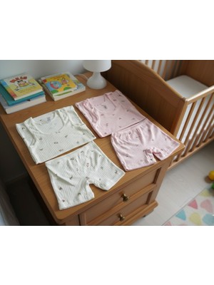 Kız Çocuk 2'li Ribana Atlet Boxer Takım