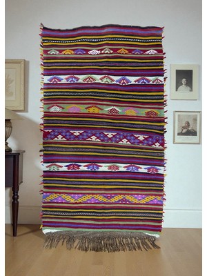 Cicim Halı El Dokuma Konya Cicim Kilim 104X193 cm