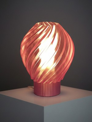 Designobee Lalezar Lamba - Modern Abajur ve Masa Lambası – Ambiyans Lambası, Dekoratif LED Abajur, E14 Duy