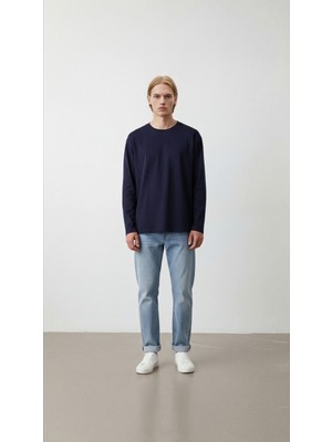 Babokah Premium Pamuk Likralı Uzun Kol Erkek Tshirt