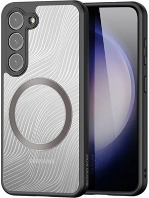 Dux Ducis Samsung S23 Plus Aimo Series Magsafe Premium Buzlu Sert Pc-Tpu Kılıf-(57 - EMTHBA5529-2