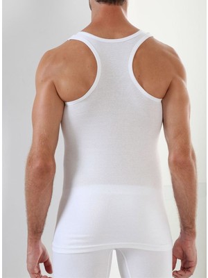 İlkyaz Fashion Ieg™ Beyaz Sporcu Erkek Atlet RIBANA-SISMEN04